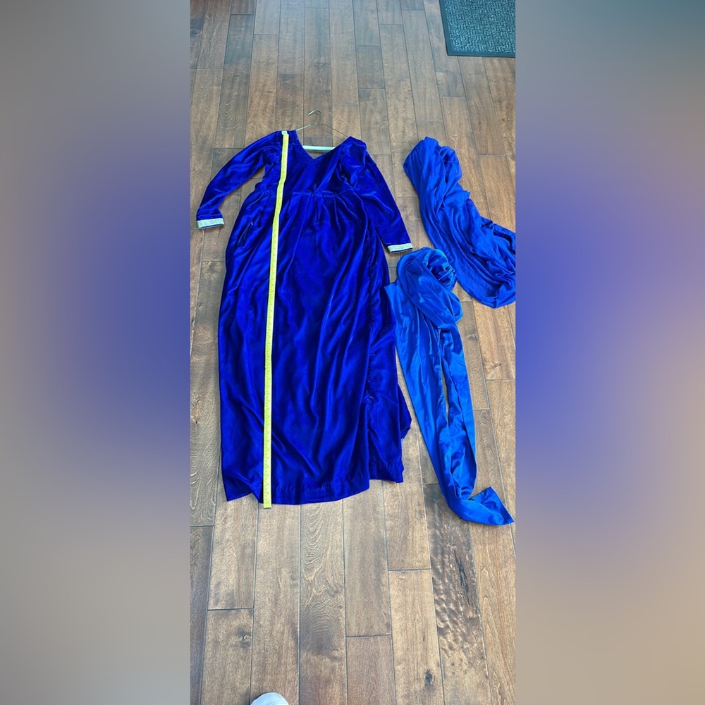 Blue Anarkali Indian dress